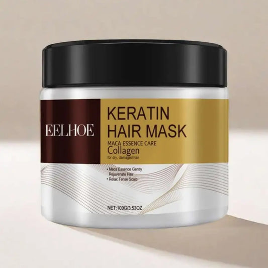 Eelhoe 100g Keratin & Collagen Hair Mask – Deep Repair & Shine