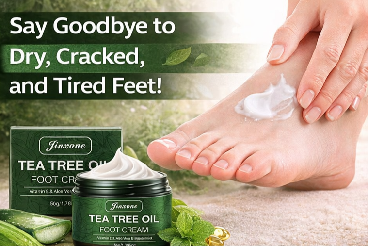 Tea Tree Oil Foot Cream – Moisturizing & Repair Cream for Dry, Cracked Heels